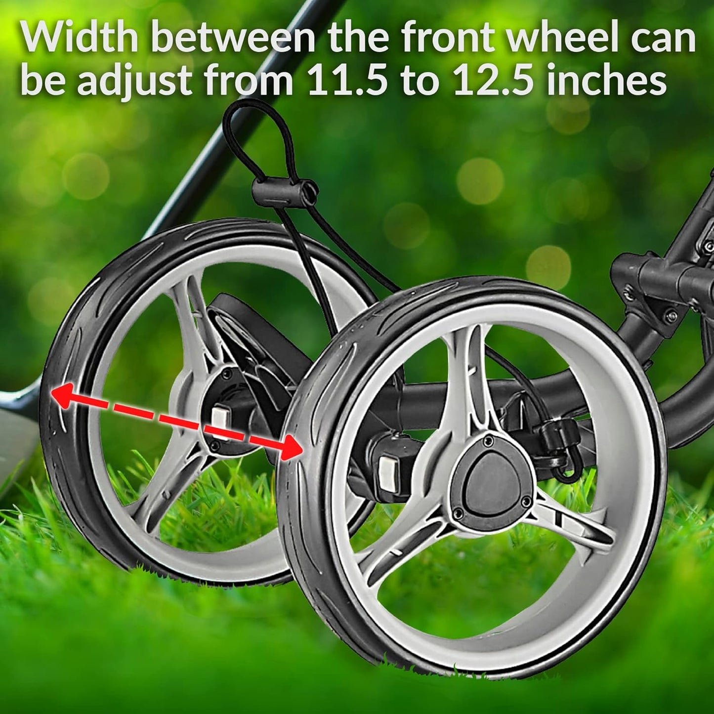 Open Box CaddyTek Explorer V8 - Superlite 4 Wheel Golf Push Cart