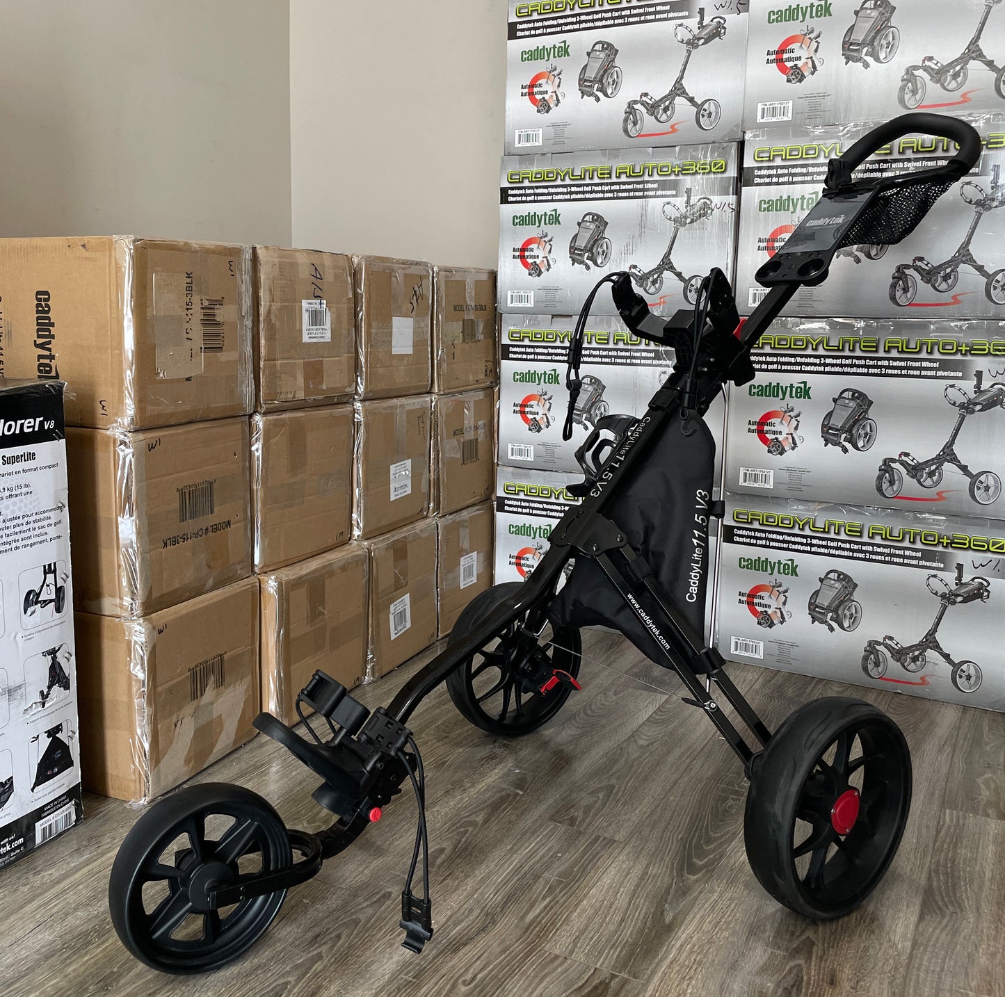 Refurbished Caddytek CaddyLite 11.5 V3 3 Wheels push cart