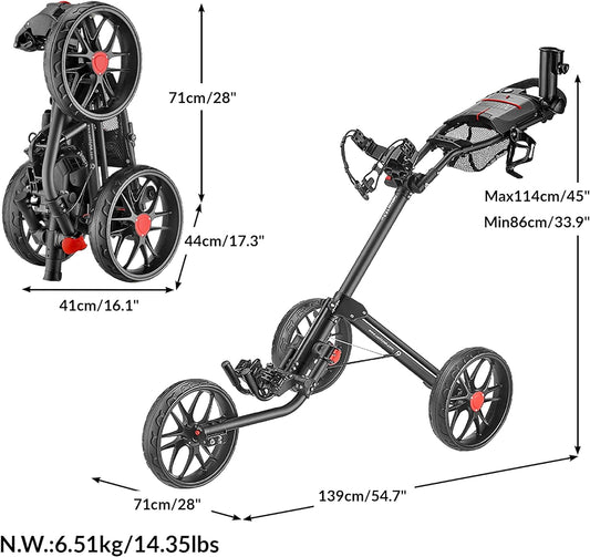 CaddyLite 15.3 Version 2 Black