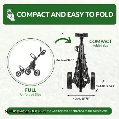 Open Box Caddytek CaddyLite 11.5 V3 3 Wheels push cart