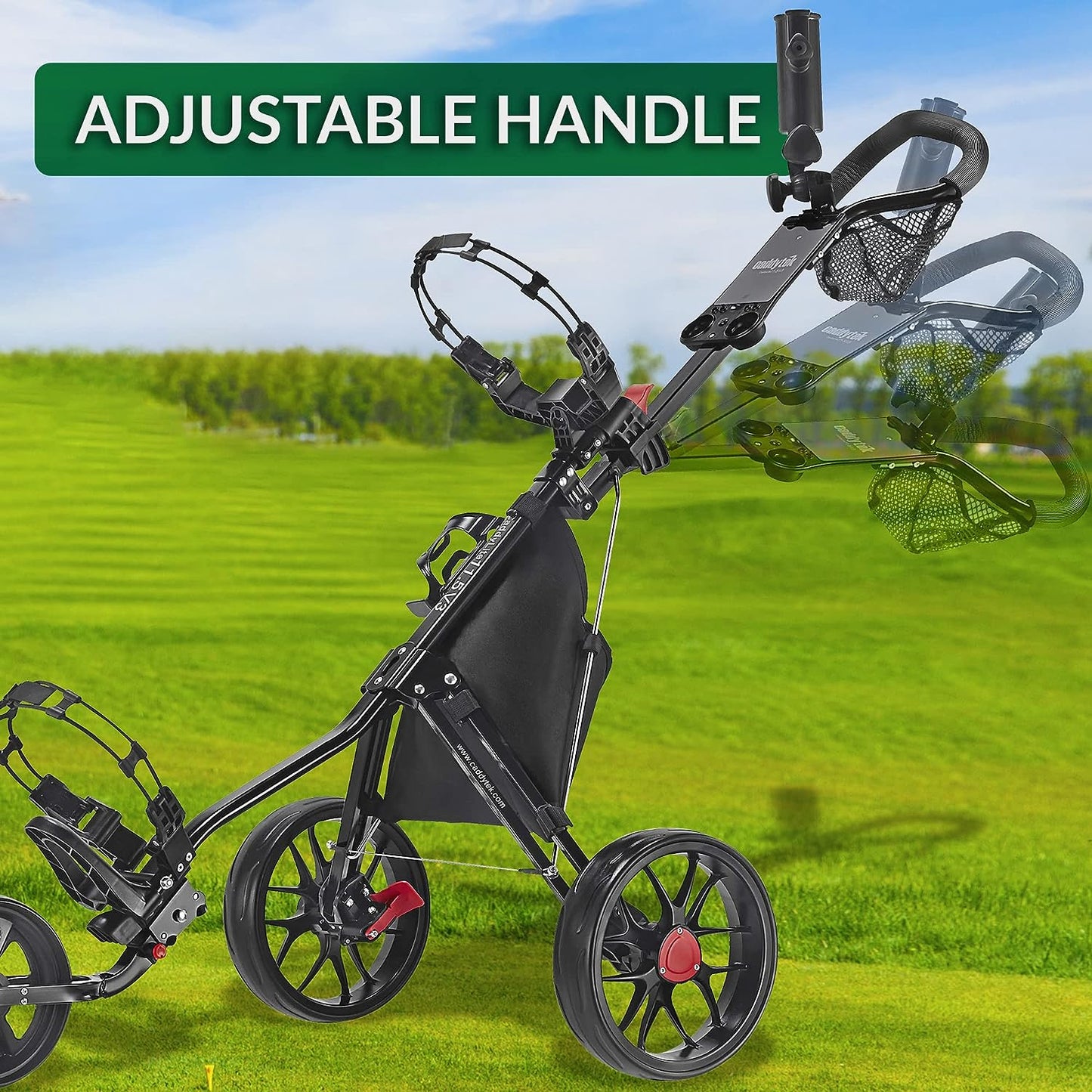 Open Box Caddytek CaddyLite 11.5 V3 3 Wheels push cart