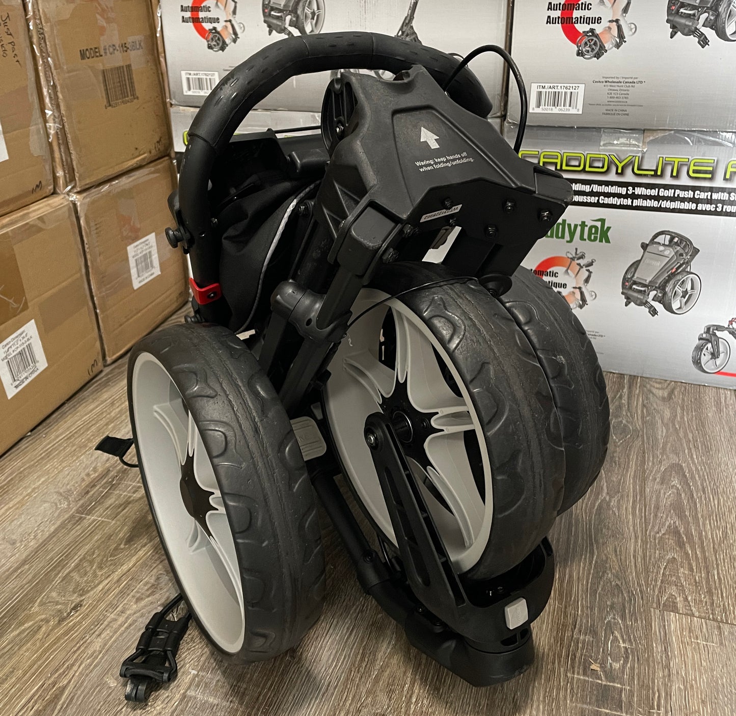 Refurbished Caddytek 3 Whee Auto 360 with Swivel Front Wheel