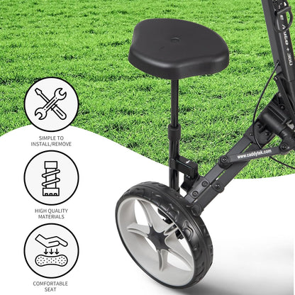 Caddytek Removable Seat for CaddyLite Compact and CaddyLite Auto 360 Series Golf Push Carts